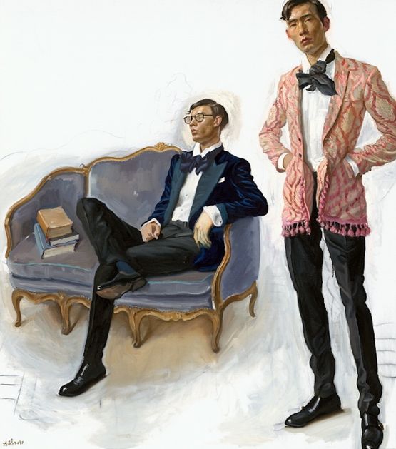 They Are The Same Model by Chen Danqing contemporary artwork Painting