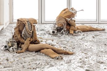 Contemporary art exhibition Birke Gorm roll-out at P21 PROJECT SPACE