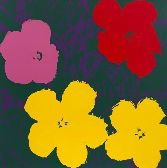 Flowers 1165 by Sunday B. Morning  Andy Warhol contemporary artwork Print