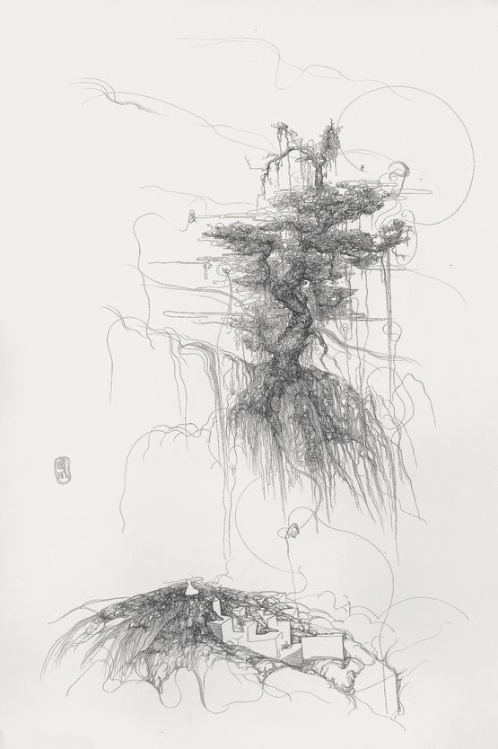 The Sounds of Nature by Lin Guocheng contemporary artwork Painting