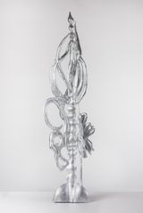 Sylvan body silver by Caroline Rothwell contemporary artwork sculpture