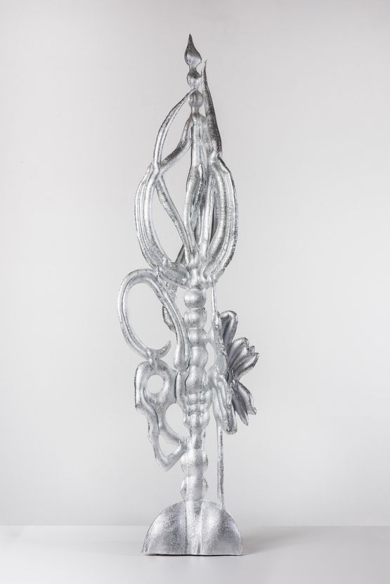 Sylvan body silver by Caroline Rothwell contemporary artwork Sculpture