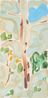 a puddle and a cloud and trees by Naofumi Maruyama contemporary artwork Painting