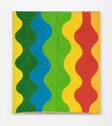 Seven latex colours by Chris Martin contemporary artwork mixed media