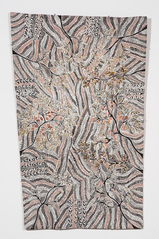Larrani Munbi Butjitriani ga Murrtjumun by Yalmakany Marawili contemporary artwork Painting