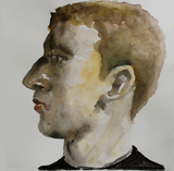 The Face of Facebook 3 by Zhu Jia contemporary artwork works on paper