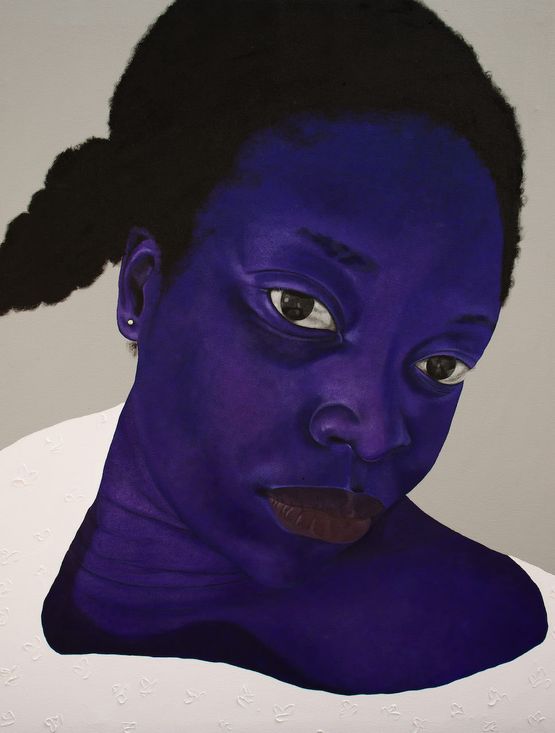 Fatima by Stacey Gillian Abe contemporary artwork Painting