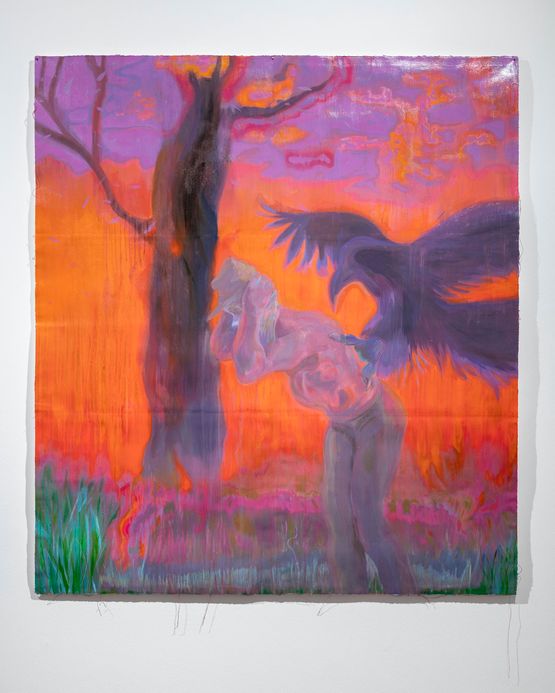 When They Roost On Hollow Men by Sedrick Chisom contemporary artwork Painting