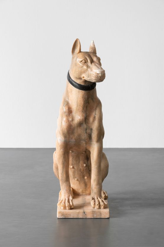 Girl Dog Hybrid by Julia Scher contemporary artwork Sculpture