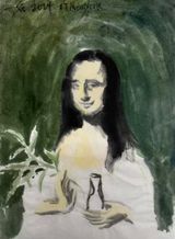 Flower Sermon No.2 by Wu Yiming contemporary artwork works on paper