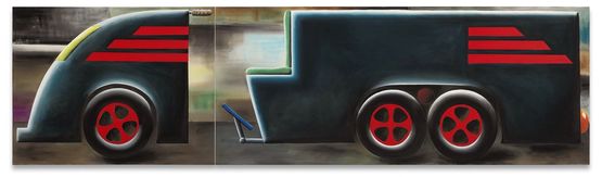 Untitled Heavy cast iron I and II by Andreas Schulze contemporary artwork Painting