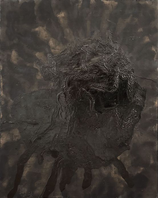Hundred Layers of Ink Dot by Yang Jiechang contemporary artwork Painting