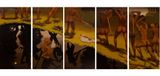 Lets Deal with the Old Mans Mountain by Butsapasila Wanjing contemporary artwork painting