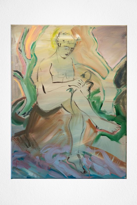 The Sacred Grove by Luke Edward Hall contemporary artwork Painting