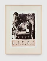 Diebe by Neo Rauch contemporary artwork painting print