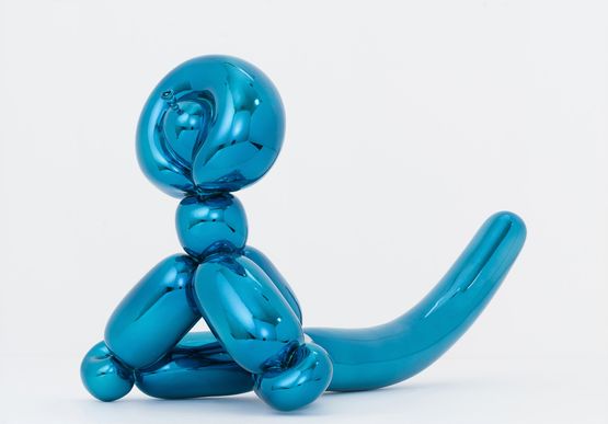 Balloon Monkey Blue by Jeff Koons contemporary artwork Sculpture