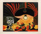 Nature morte sous la Lampe by Pablo Picasso contemporary artwork print