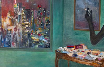 Jill Mulleadys Paintings Depict Dreamlike Scenery at Gladstone Gallery