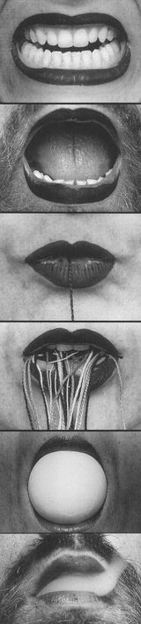 In - out antropofagia da serie Fotopoemacao by Anna Maria Maiolino contemporary artwork photography print