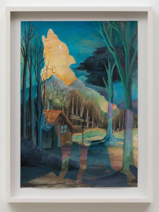 Hey Moon by Neil Raitt contemporary artwork Painting