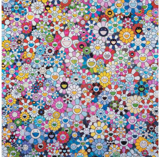 Bouquet of Love by Takashi Murakami contemporary artwork Print