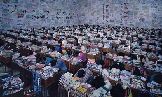Follow You by Wang Qingsong contemporary artwork Photography