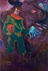 Scuba Diver 2 by Charles Hascoet contemporary artwork painting