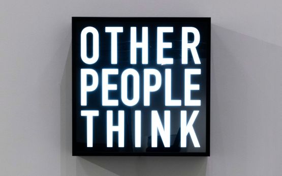 Other People Think by Alfredo Jaar contemporary artwork Mixed Media