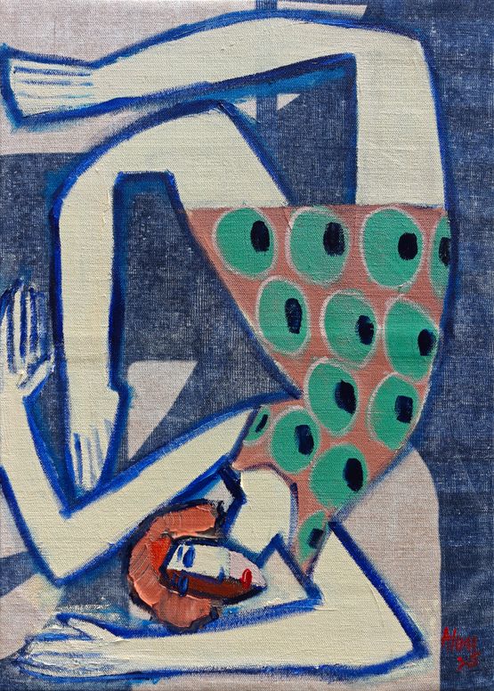 Spatial Reverie I by Alimi Adewale contemporary artwork Painting