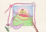I meet her at a place we always go to a drawing journal 35 by Geraldine Lim contemporary artwork painting works on paper drawing