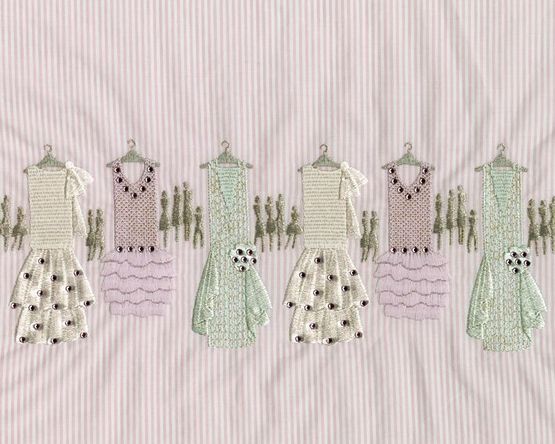 Wardrobe pink by Tobias Kaspar contemporary artwork Print