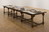 Table Installation by Richard Wright contemporary artwork mixed media