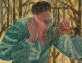 The Cost of Naming a Parrot by Wang Jinbo contemporary artwork painting