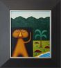 Tawera landscape with tree by Michael Illingworth contemporary artwork Painting
