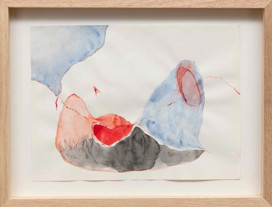 From the Deadreckoning to Her Folds Series by Iz Oztat contemporary artwork Painting