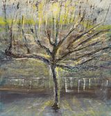 My Plane Tree in front of the British Museum by Celia Paul contemporary artwork painting