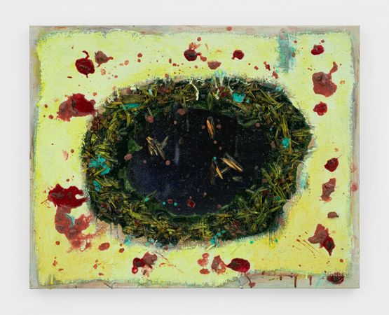 Twig Pond by Joan Snyder contemporary artwork Painting