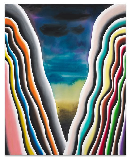 Untitled Black cloud by Andreas Schulze contemporary artwork Painting