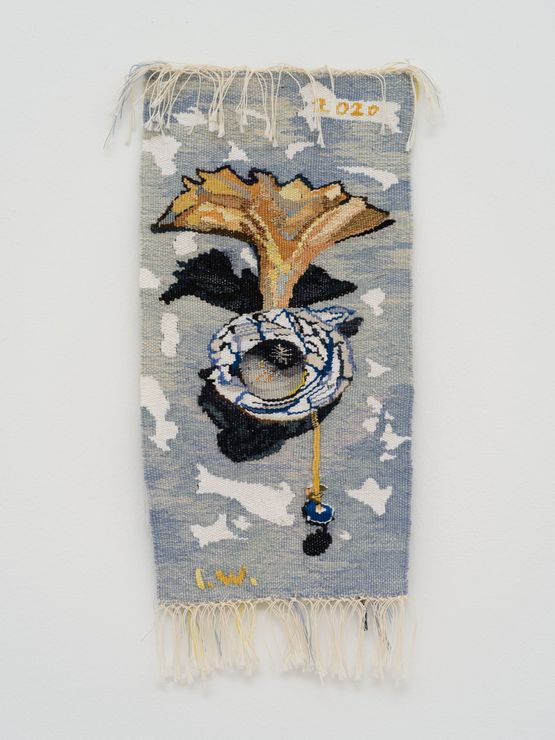 Lampe by Ingrid Wiener contemporary artwork Textile