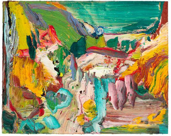 Valley of Mount Song  by Yin Zhaoyang contemporary artwork Painting