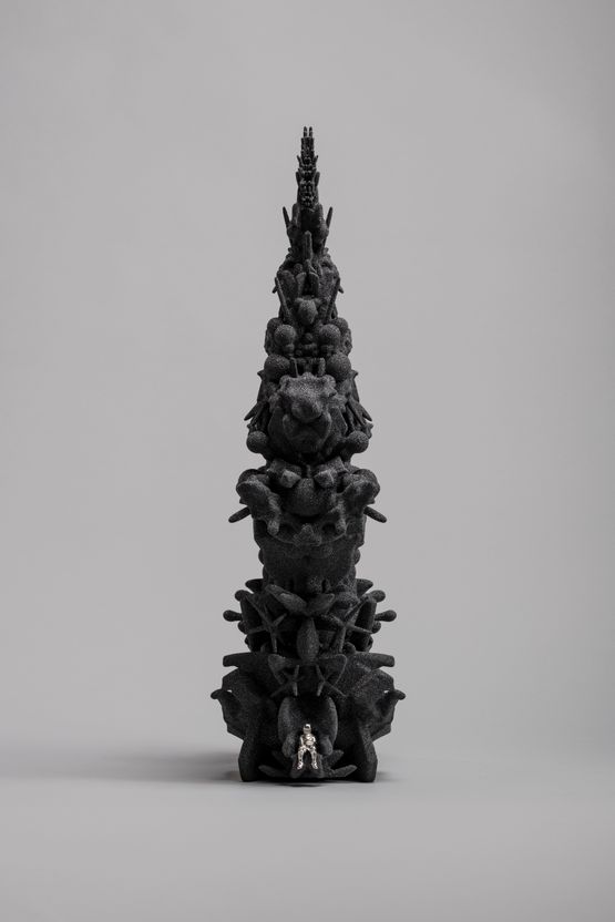 ThroneSiCp_boy by Kohei Nawa contemporary artwork Sculpture