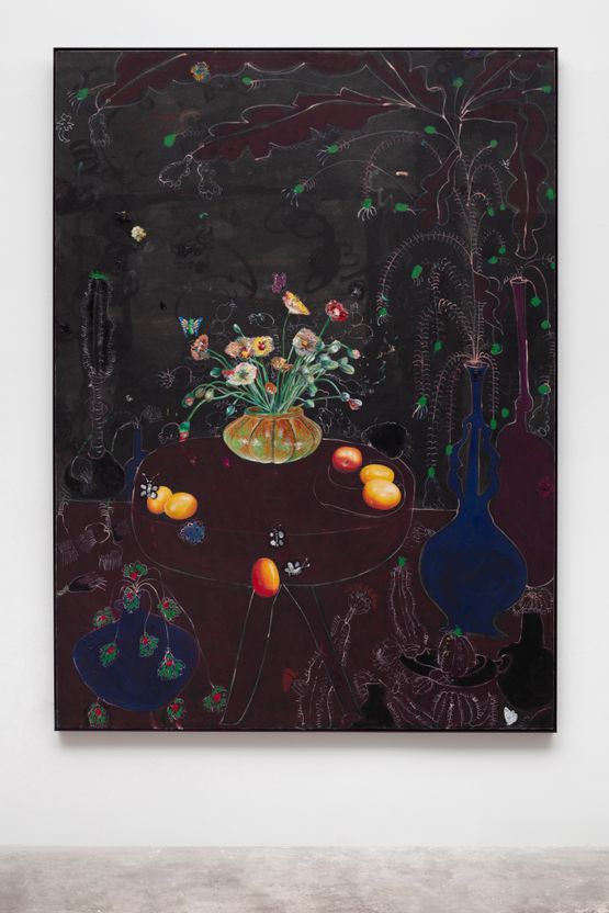 Noite com frutas by Paulo Nimer Pjota contemporary artwork Painting