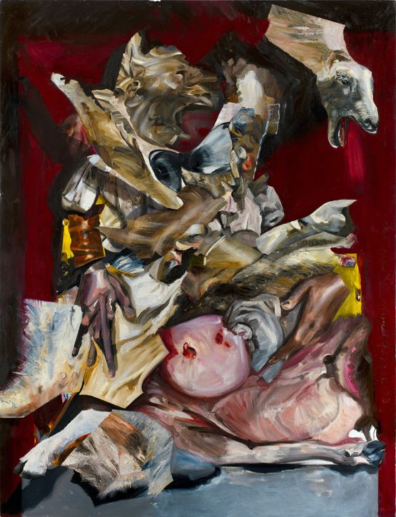 Stabat Mater Pathosformel 7 by W. K. Lyhne contemporary artwork Painting