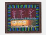 A Lost Self in a Forest of Guilt by Hollis Sigler contemporary artwork works on paper