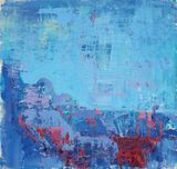 Pray with circuit world 2 by Yi Kai contemporary artwork painting
