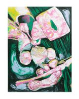 VERDE DMT BESO by Donna Huanca contemporary artwork painting