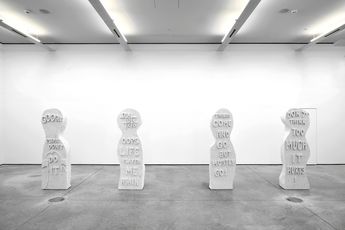 Contemporary art exhibition Group Exhibition Olaf Breuning. Tony Matelli. John Miller. at Gary Tatintsian Gallery Moscow Russia