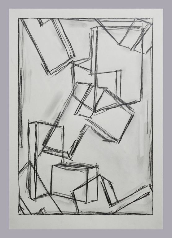 Fathers Chair 011 by Robert Wilson contemporary artwork Painting