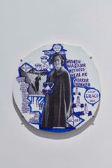 Hard-Medaillon 1 by Thomas Hirschhorn contemporary artwork mixed media works on paper