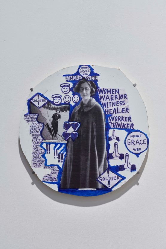Hard-Medaillon 1 by Thomas Hirschhorn contemporary artwork Works on Paper